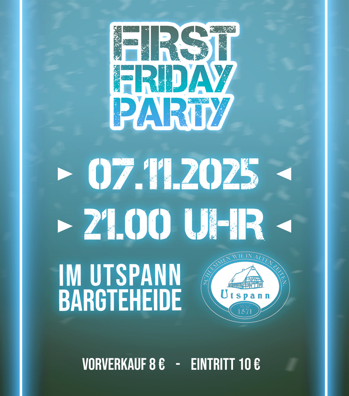 FIRST FRIDAY PARTY November 2025 September Utspann